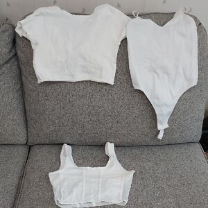 Bundle Of White Tops